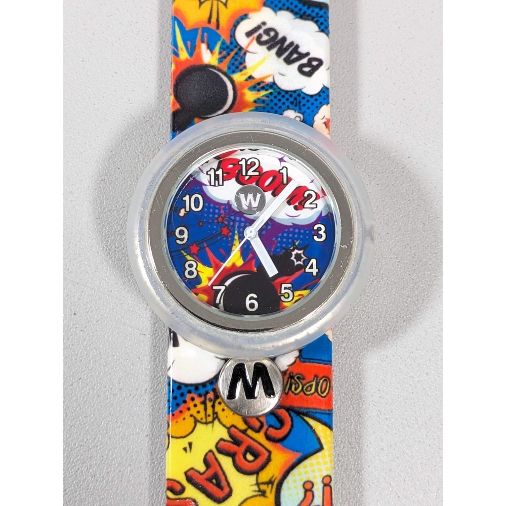 Watchitude Comic Bang Boom Crash Slap Watch Colorful Adjustable‎ Strap